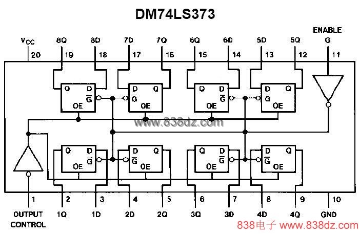 74ls373真值表图片