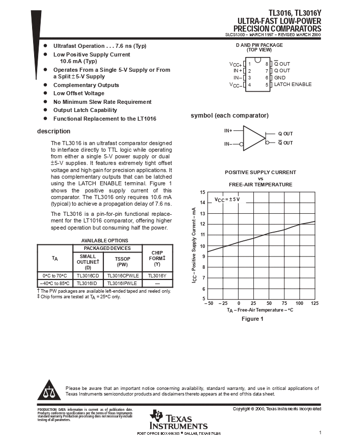 TL3016CD Pdf资料