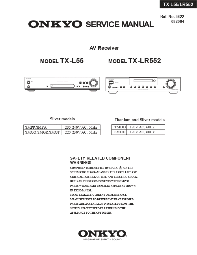 安桥Onkyo TX-LR552 功放电路图