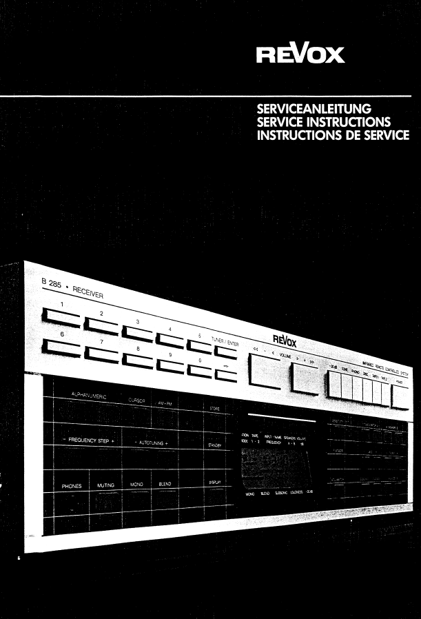 瑞华士Revox B285功放电路图
