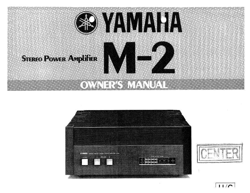 Yamaha 雅马哈 M-2 功放维修图纸